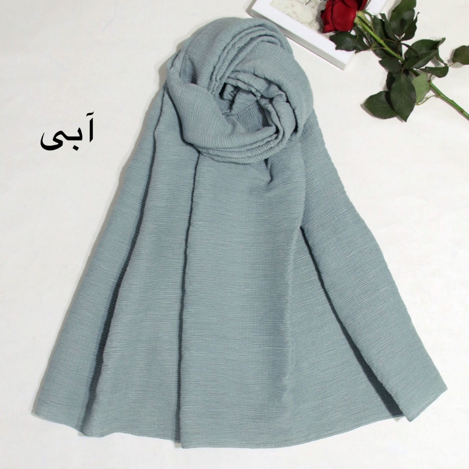شال زنانه آنالیا مدل نخی پلیسه ساده کد 9721 -  - 14