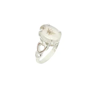 انگشتر نقره زنانه مدل شجر قاصدکی کد 56346