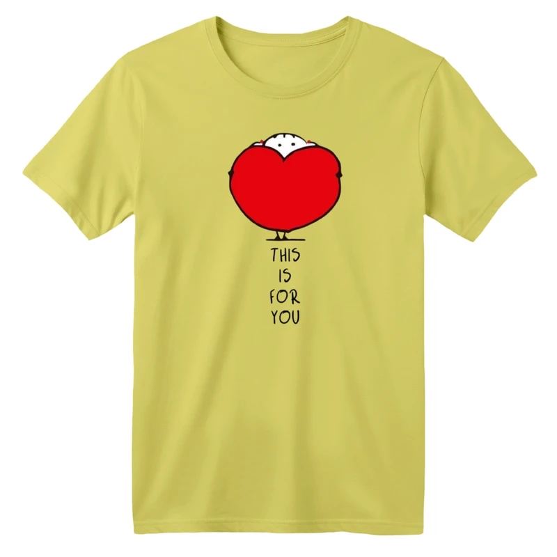 تی شرت آستین کوتاه بچگانه مدل قلب