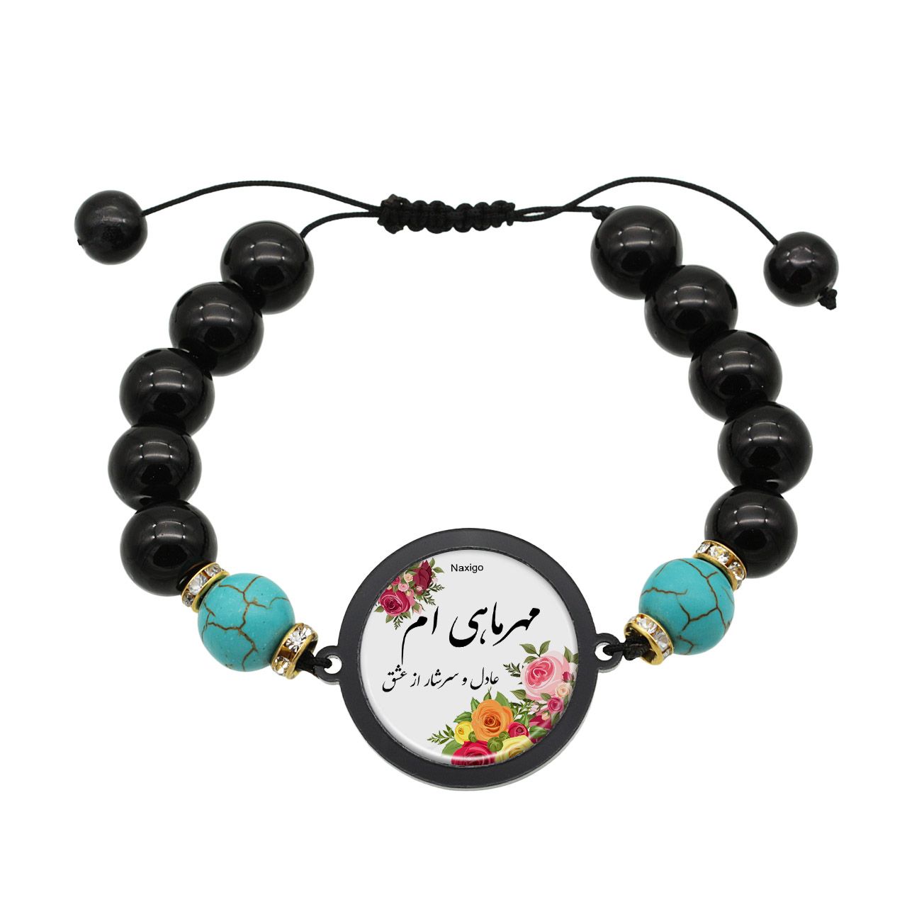 دستبند زنانه ناکسیگو طرح مهر ماهی ام کد BR4054 -  - 1