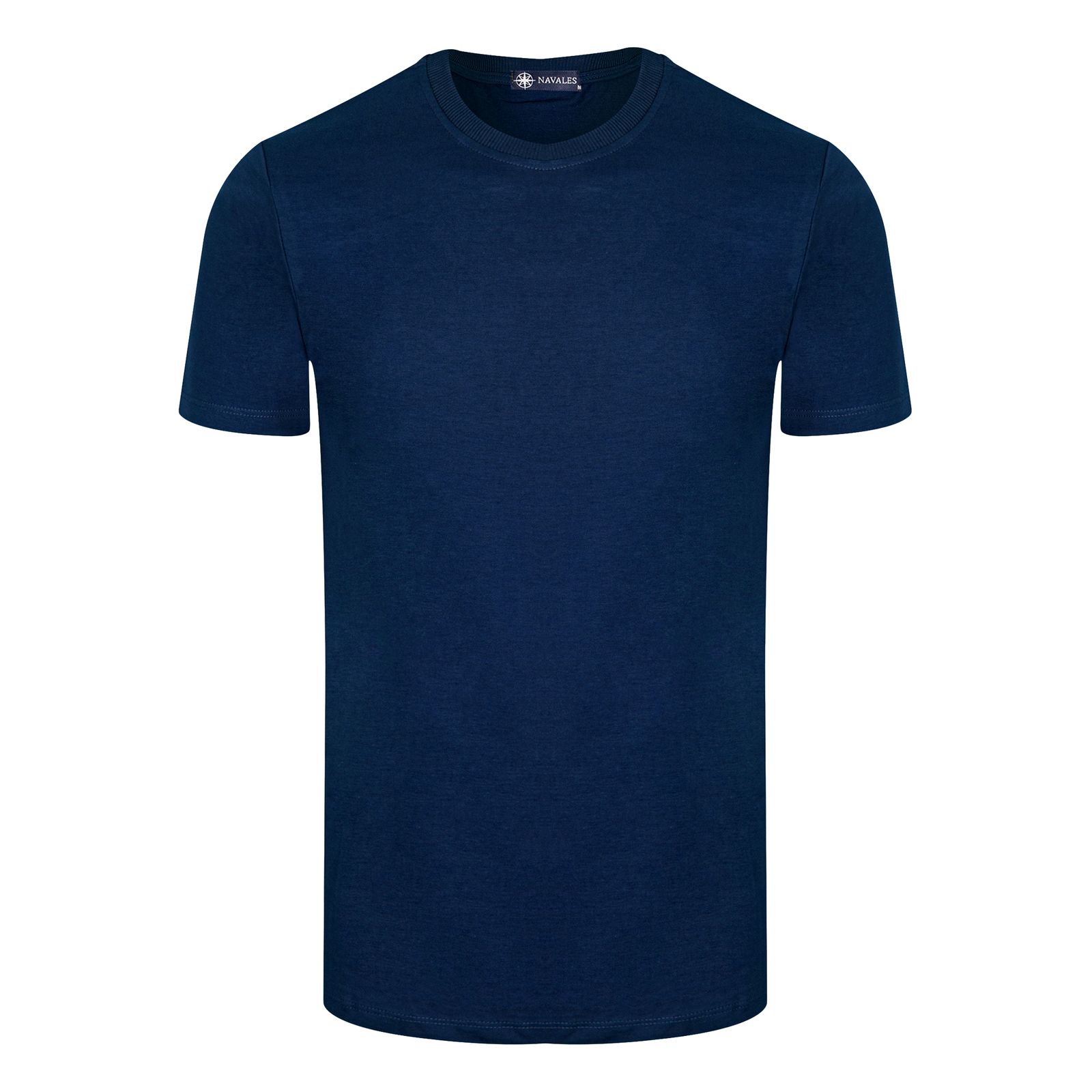 تی شرت آستین کوتاه مردانه ناوالس مدل سایز بزرگ OCEAN S.S TEES رنگ سرمه ای -  - 1