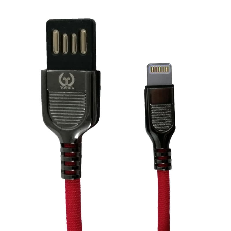 کابل شارژ و تبدیل USB به لایتنینگ یوشیتا مدل DK-A51 کد SHR 674 به طول 1 متر