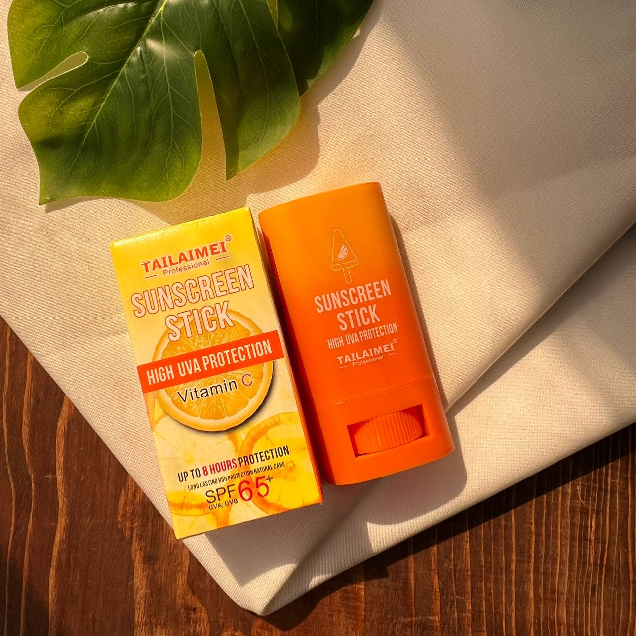 استیک ضد آفتاب بدون رنگ تایلامی SPF 65 مدل ویتامین C مناسب انواع پوست حجم 18 میلیلیتر