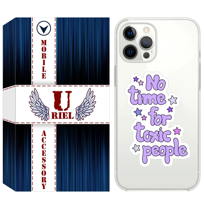 کاور یوریل مدل Clear کد 97 طرح Toxic مناسب برای گوشی موبایل اپل iPhone 12 Pro Max