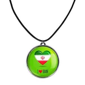 گردنبند خندالو مدل پرچم ایران کد 2052320515