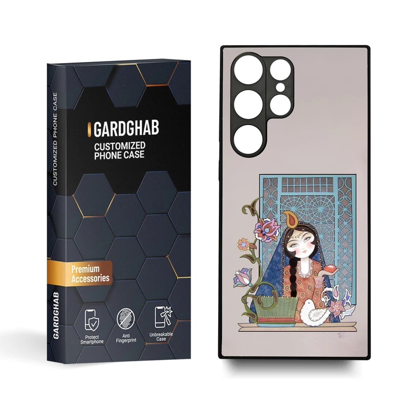 کاور گارد قاب مدل دخترانه مناسب برای گوشی موبایل سامسونگ Galaxy S23 Ultra