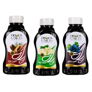شیره توت، انگور و خرما دلوکا - 450 گرم بسته 3 عددی