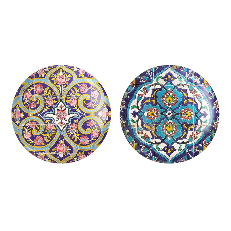 مگنت خندالو طرح کاشی کد 21542155 مجموعه 2 عددی