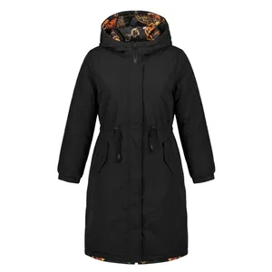 کاپشن بلند زنانه دو رو مدل Royal Baroque Parka