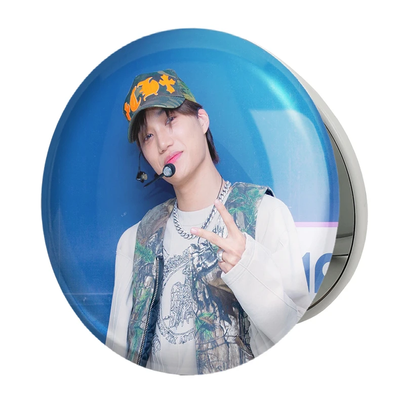 آینه جیبی خندالو طرح کای گروه اکسو EXO مدل تاشو کد 13390 