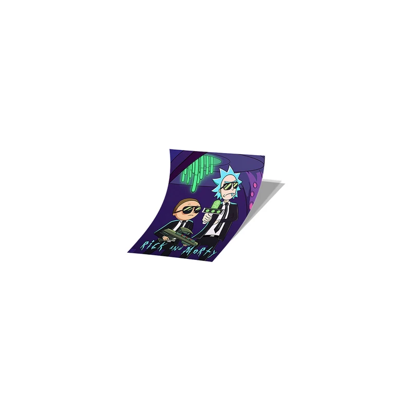 استیکر تزئینی موبایل و تبلت لولو مدل سریال ریک و مورتی RICK AND MORTY کد 653
