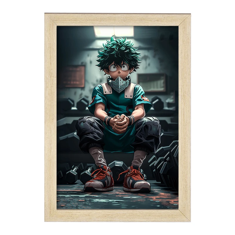 تابلو خندالو مدل انیمه آکادمی قهرمان من کد F2840