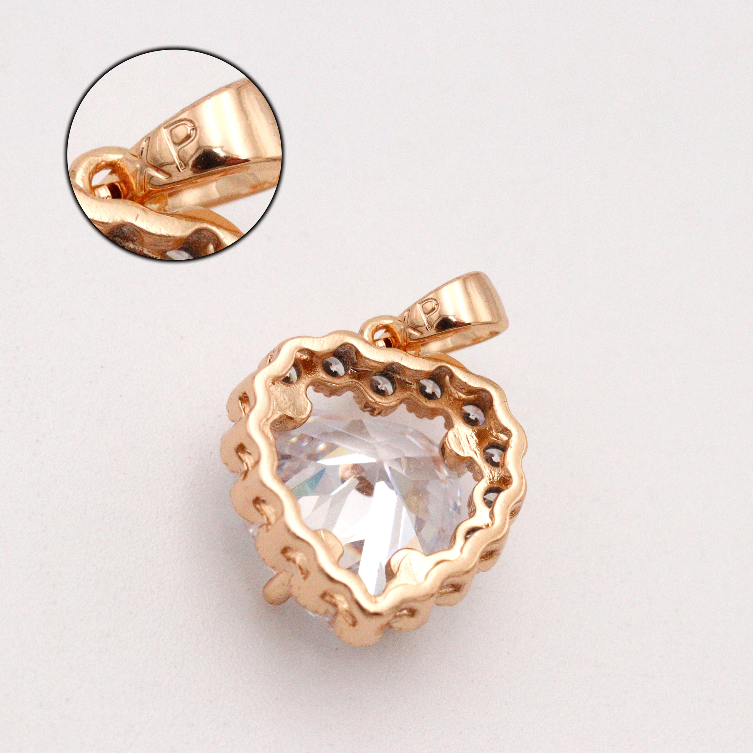 نیم ست زنانه ژوپینگ مدل قلب نگینی کد THS-103