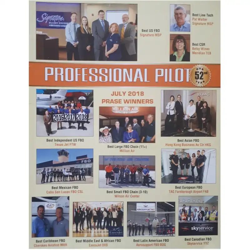 مجله خلبان حرفه اي جولاي 2018