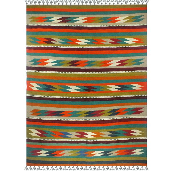 گلیم دستبافت دو متری آریا راگز کد GLM 1116