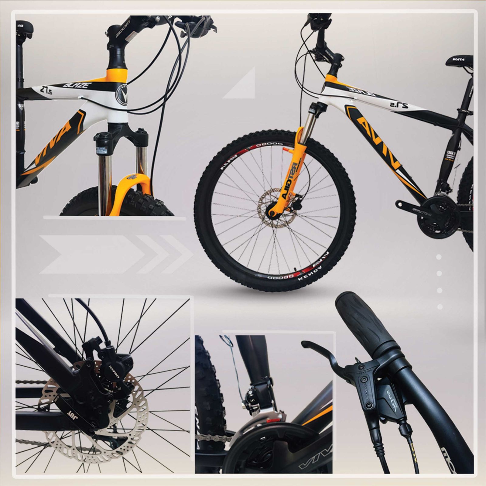 دوچرخه کوهستان ویوا مدل BLAZE کد 27 سایز 27.5 -  - 8