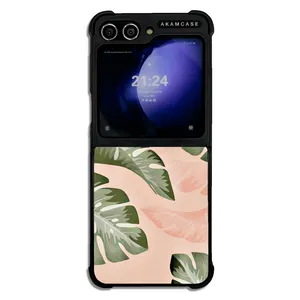 AKAM AMC-WSGZFLIP5-LEAVES-27 Cover For Samsung Galaxy Z Flip 5