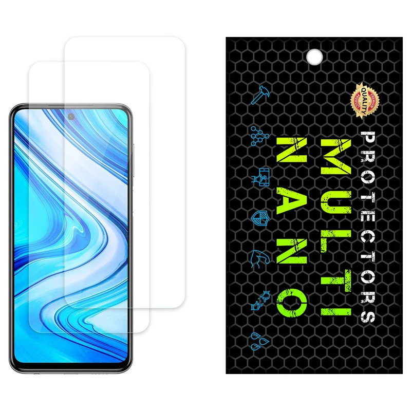 محافظ صفحه نمایش شفاف مولتی نانو مدل X-S2N مناسب برای گوشی موبایل شیائومی Redmi Note 10 Lite بسته دو عددی