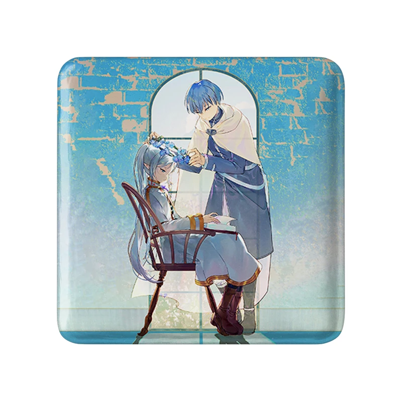 پیکسل خندالو طرح فریرن و هیمل انیمه فریرن مدل مربعی کد 33889