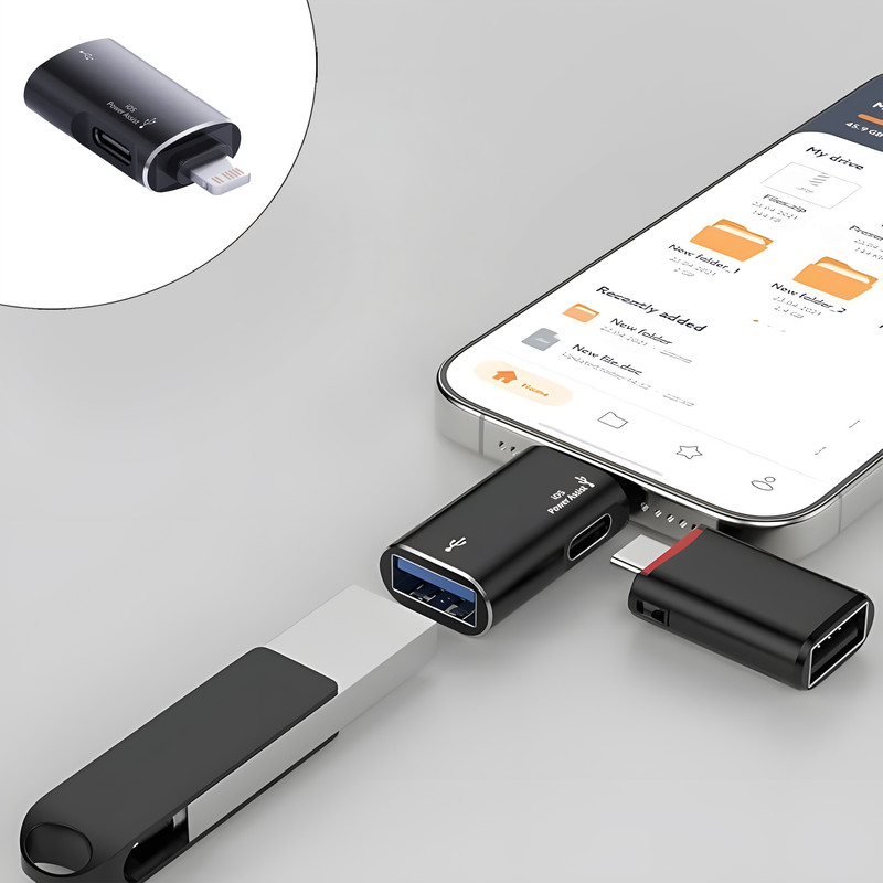 مبدل لایتنینگ به USB-C/ USB مدل Multi