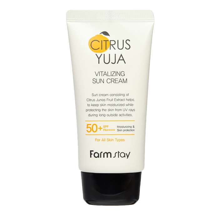 کرم ضد آفتاب بدون رنگ فارم استی SPF 50 مدل Citrus Yuja مناسب انواع پوست حجم 70 میلیلیتر کرم ضد آفتاب بدون رنگ فارم استی SPF 50 مدل Citrus Yuja مناسب انواع پوست حجم 70 میلیلیتر