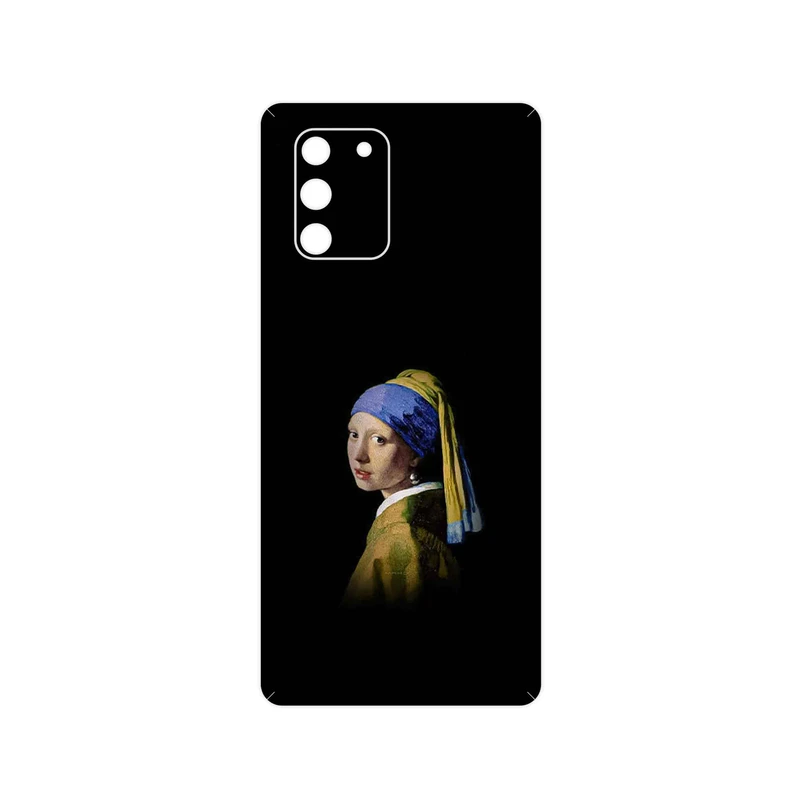 برچسب پوششی ماهوت مدل Girl with a Pearl Earring of Vermeer مناسب برای گوشی موبایل سامسونگ Galaxy S10 Lite