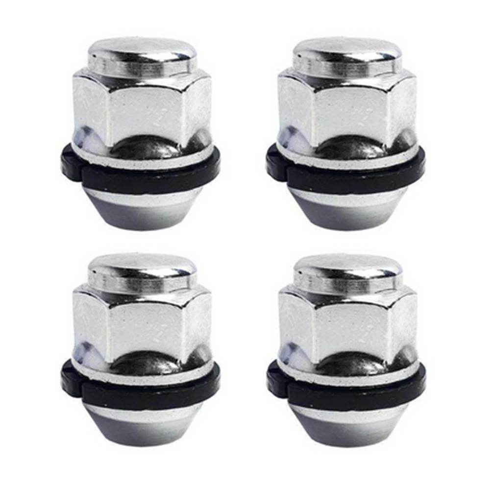 مهره چرخ خودرو وارون مدل P-28 مناسب برای تیبا 2 بسته 4 عددی