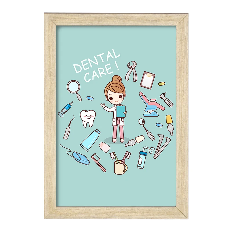 تابلو خندالو مدل دندان و دندان پزشکی کودکانه کد 36692