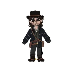 استیکر لپ تاپ و موبایل مدل بازی طرح ردد ردیمپشن Red Dead Redemption کد 3179