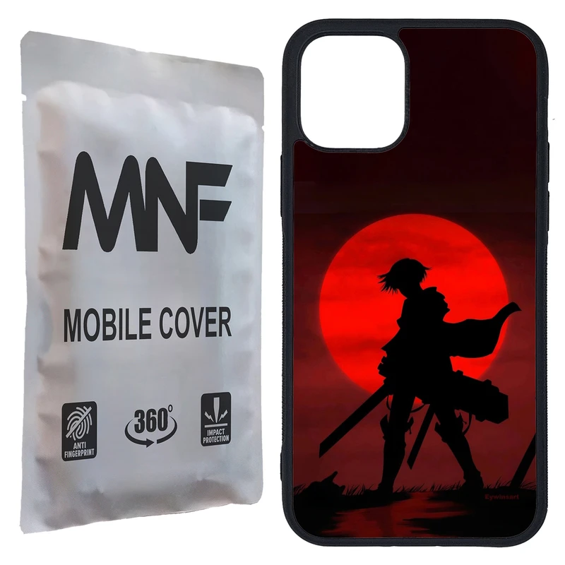 کاور ام ان اف طرح انیمه  Attack On Titan کد P-262 مناسب برای گوشی موبایل اپل iPhone 11 Pro