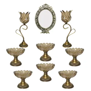 مجموعه ظروف هفت سین 9 پارچه مدل تینوش کد 600 