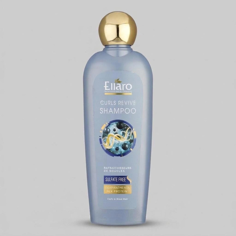 شامپو تقویت‌کننده موهای مجعد و فر الارو مدل Curls Revive حجم 300 میلی‌لیتر بدون سولفات مناسب بزرگسالان