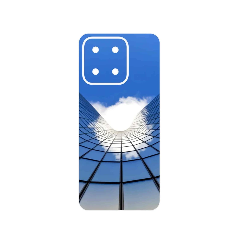 برچسب پوششی ماهوت مدل Glass skyscraper مناسب برای گوشی موبایل آنر X5b Plus