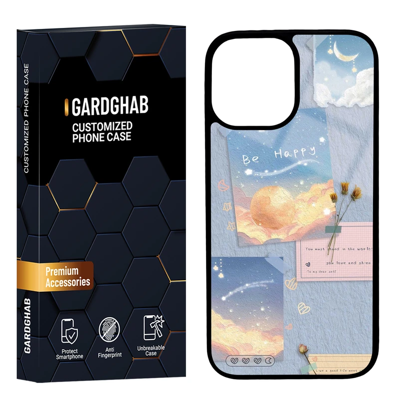 کاور گارد قاب مدل پشت گلس فانتزی مناسب برای گوشی موبایل اپل iPhone 12 Pro Max