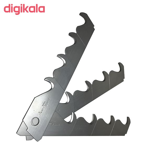 تیغ کاتر لوتز بلیدز مدل لبه کربن استیل 601035 بسته 10 عددی main 1 1