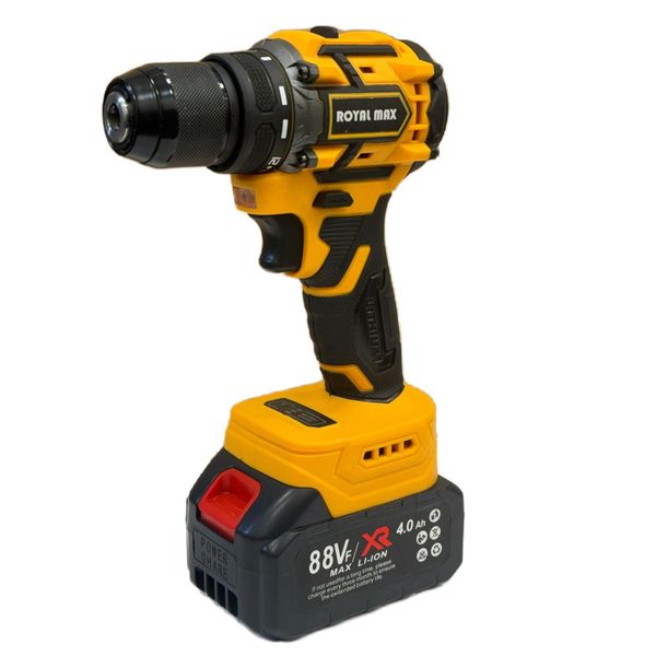 دریل پیچ گوشتی شارژی براشلس 88 ولت رویال مکس مدل 118VOLT