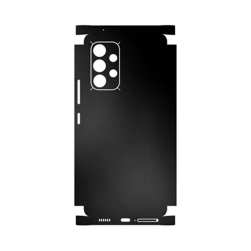 برچسب پوششی ماهوت مدل Matte-Black-FullSkin مناسب برای گوشی موبایل سامسونگ Galaxy A53 5G