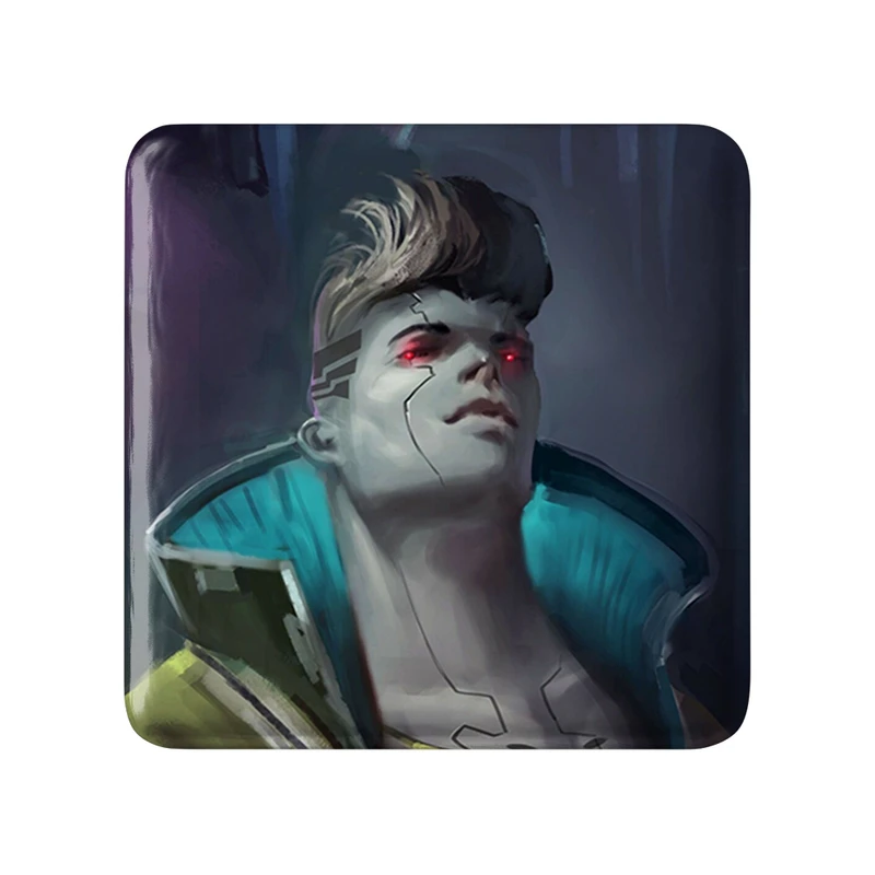 مگنت خندالو طرح دیوید انیمه سایبر پانک Cyberpunk  مدل مربعی کد 22433