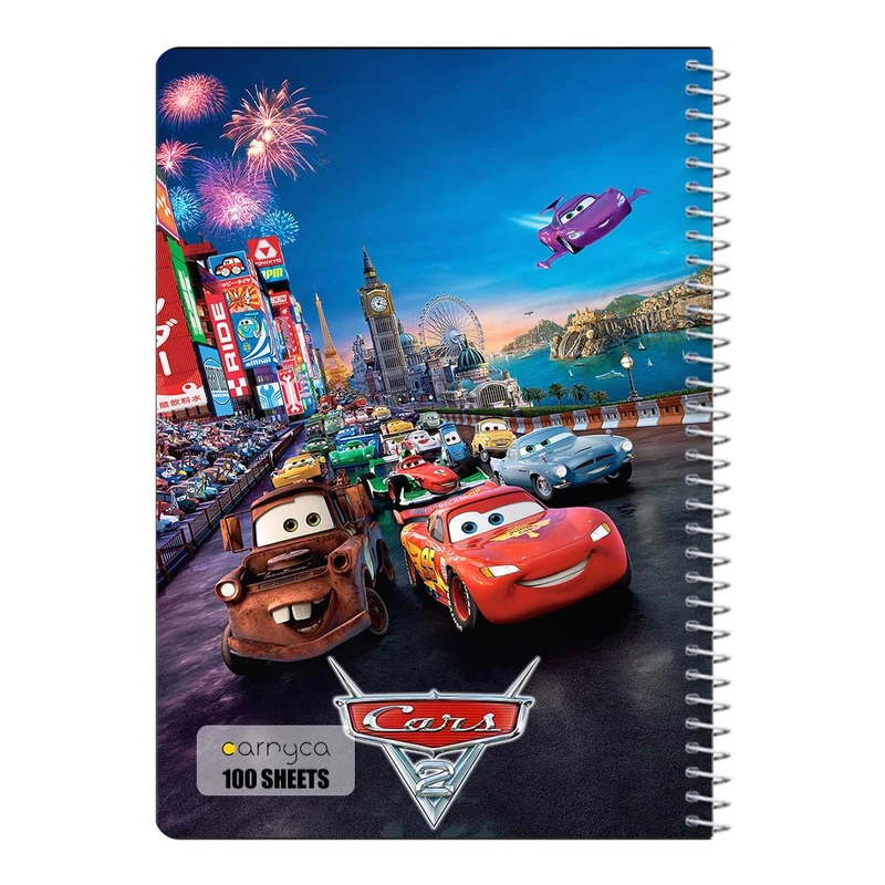 دفتر مشق 100 برگ سیمی کارنیکا طرح ماشین ها Cars کد 45902