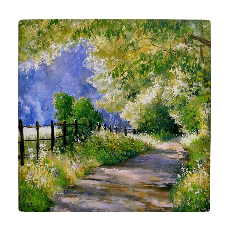  زیر لیوانی  طرح نقاشی جاده ای در مزرعه کد    6203000_5650