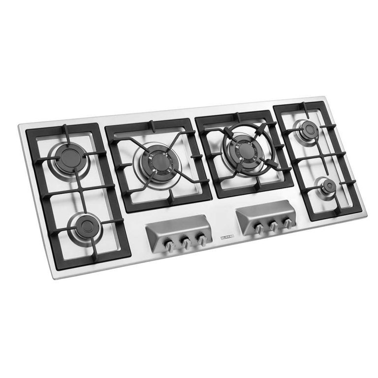 اجاق گاز صفحه‌ای شش شعله استیل البرز مدل S-6125