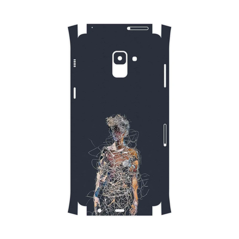 برچسب پوششی ماهوت مدل Strings Digital Art 1-FullSkin مناسب برای گوشی موبایل سامسونگ Galaxy A8 Plus 2018