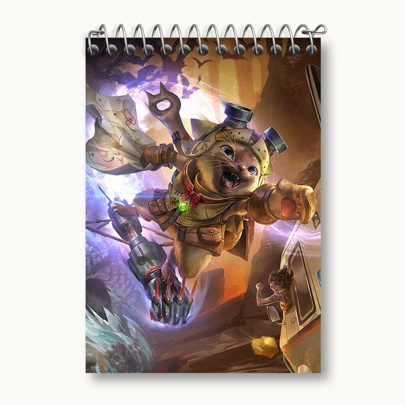 دفتر یادداشت 50 برگ خندالو مدل بازی شکارچی هیولا (Monster Hunter) کد 33245