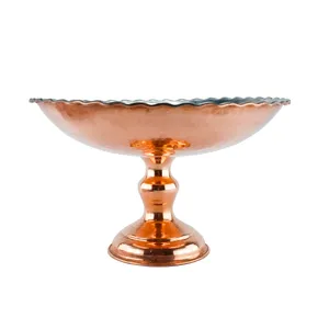 شیرینی خوری مسی مدل گرد کد alsh019
