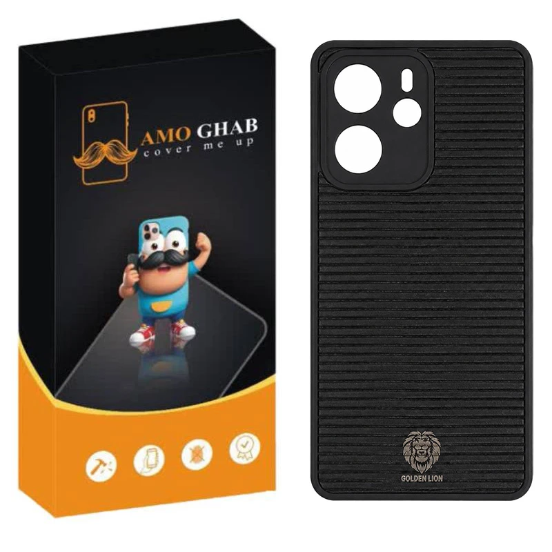 کاور عمو قاب طرح چرم مناسب برای گوشی موبایل شیائومی Redmi Note 14 4G