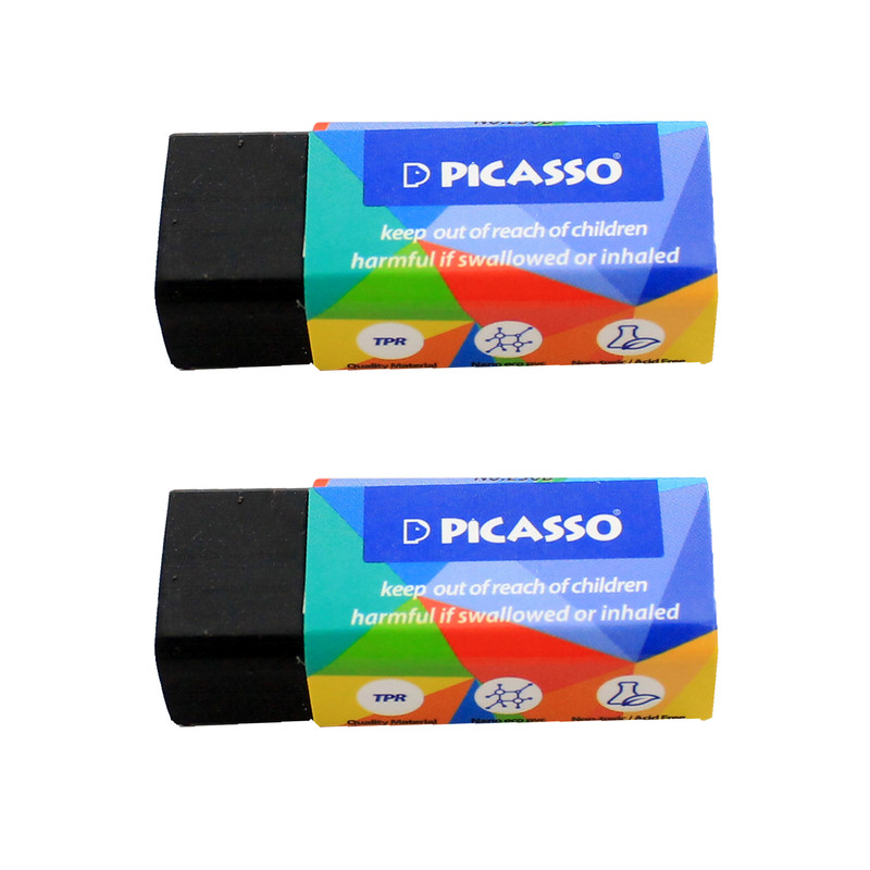 پاک کن پیکاسو مدل E30B بسته ۲ عددی