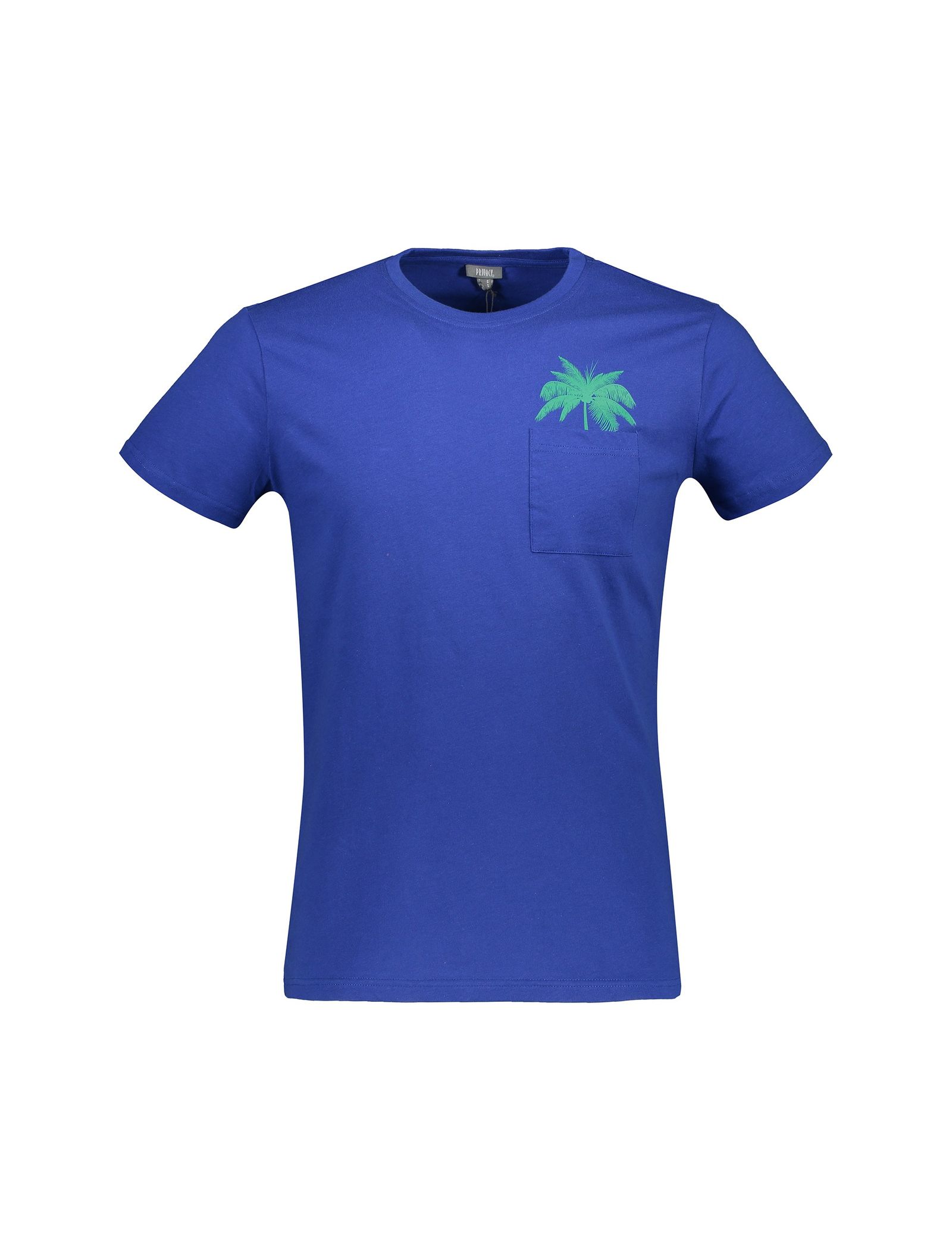 تی شرت و شلوارک نخی مردانه - یوپیم - آبي و سبز - 3