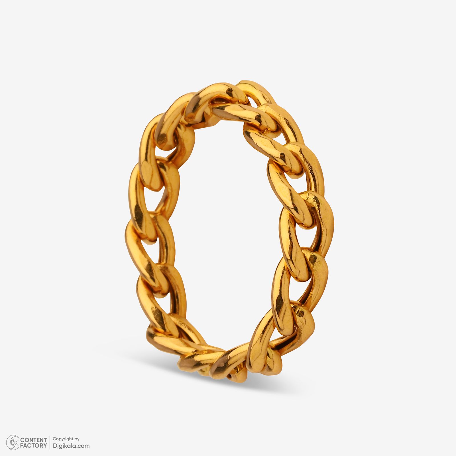 انگشتر طلا 18 عیار زنانه با طرح کارتیه مدل 0827 سایز 54 - - 5