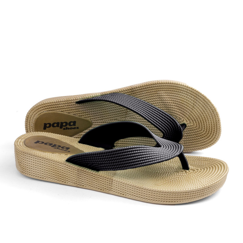 دمپایی لاانگشتی زنانه پاپا مدل ترمه کد 01