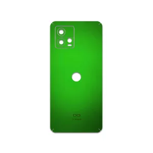 MAHOOT Metallic-Green Cover Sticker for Motorola Moto G72